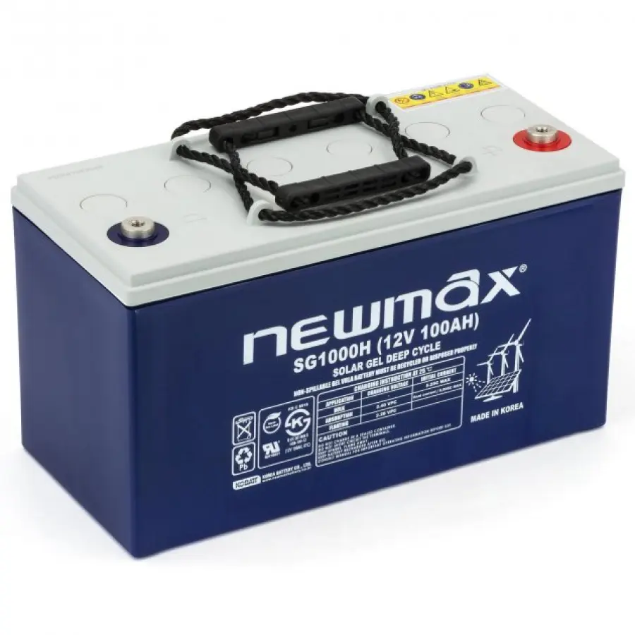 Newmax SG1000H - 12V 100Ah - batteries for photovoltaic systems